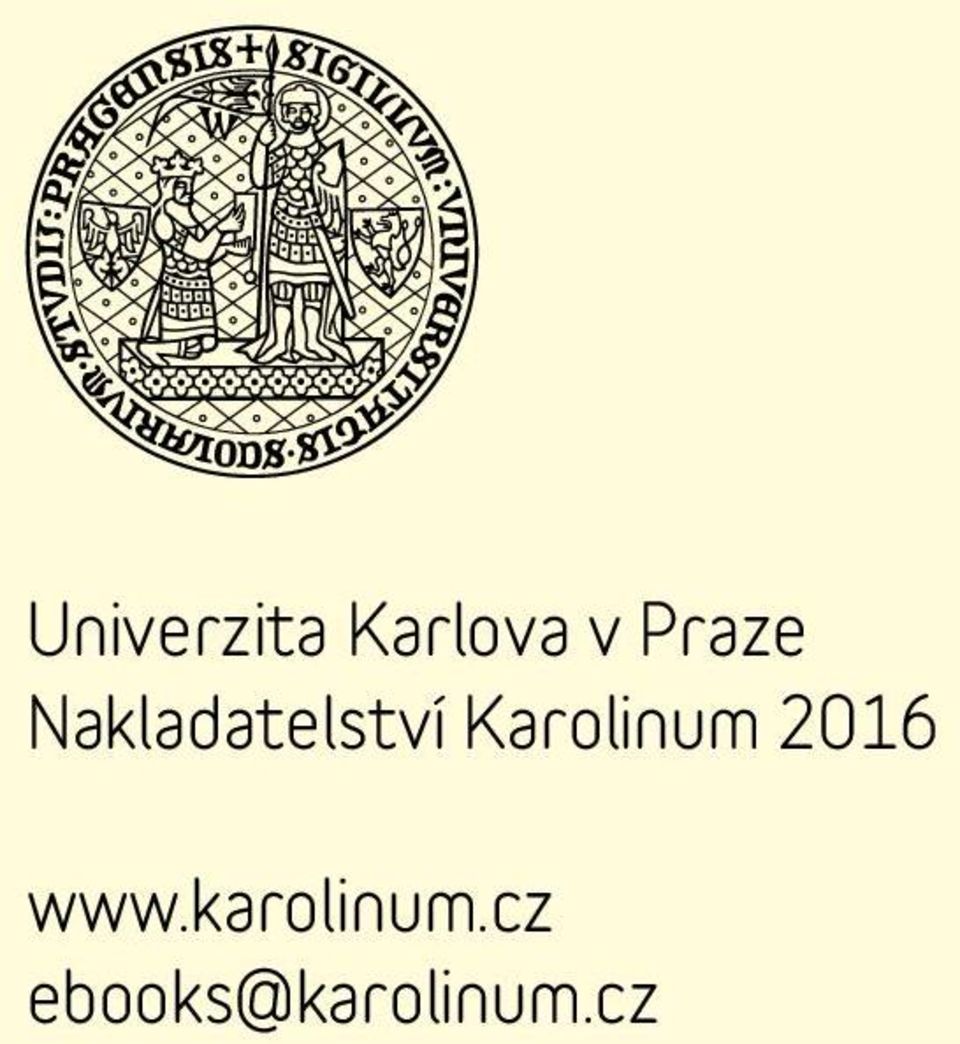 Karolinum 2016 www.