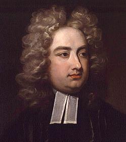 Jonathan Swift (1667 1745) - prozaik, básník, satirik, anglikánský kněz -