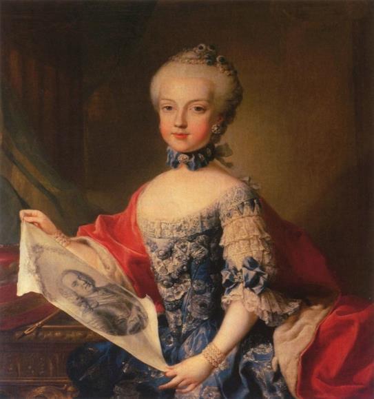Marie Karolína (13. srpna 1752 Vídeň, Schönbrunn 8.
