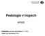 Pedologie v tropech API02E. Přednášející: prof. Ing. Josef Kozák dr. h. c. DrSc. Cvičící: Ing. Aleš Klement, Ph.D.