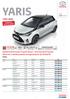 = + + CENÍK 20162015. Výhodné financování Toyota Garant akontaci platí Toyota! Atraktivní nabídka paketů se zvýhodněním až 16 000 Kč Ceny GARANT
